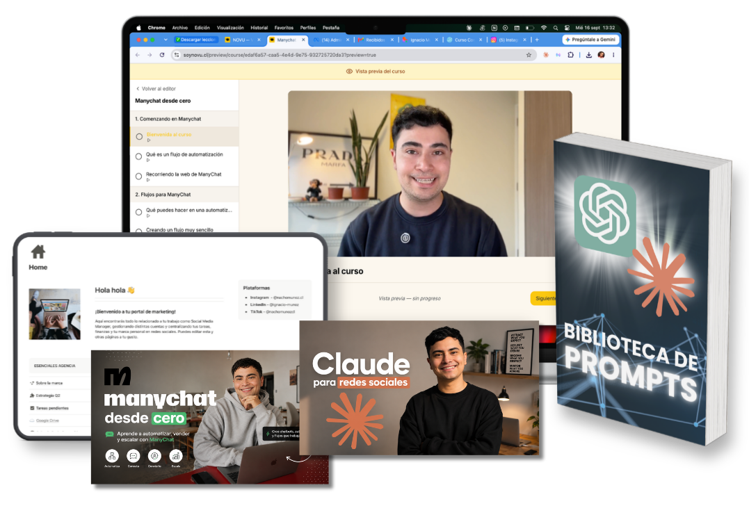 Muestra del contenido del curso